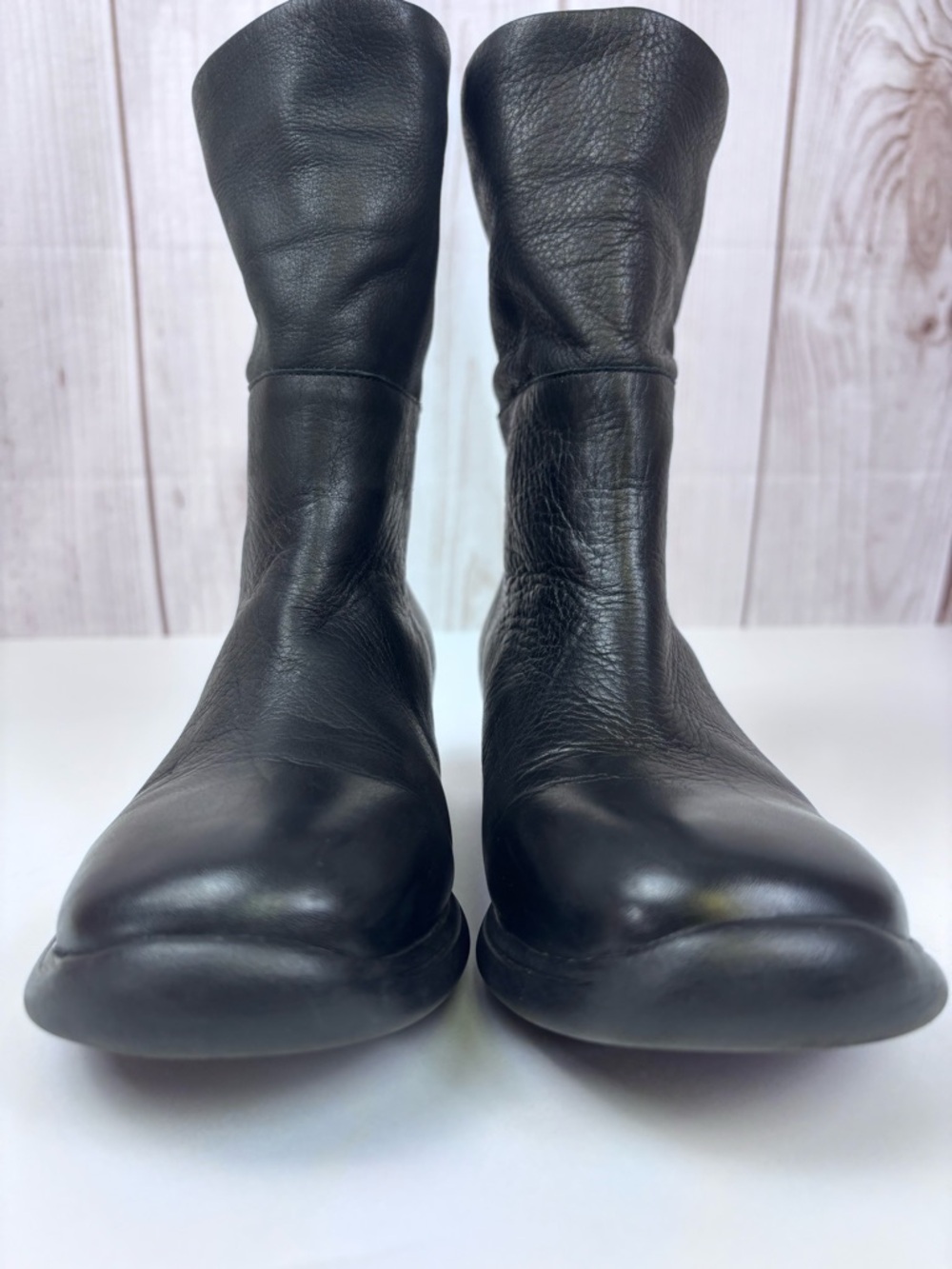 L'Amour Des Pied Boots Hidden Wedge Fold-Cuffed Boot Equestrian Black Size 5.5 - Picture 6 of 16